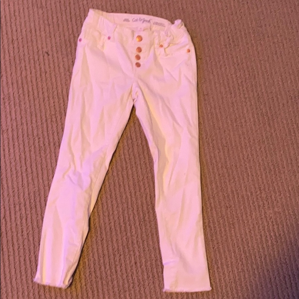 white jeans